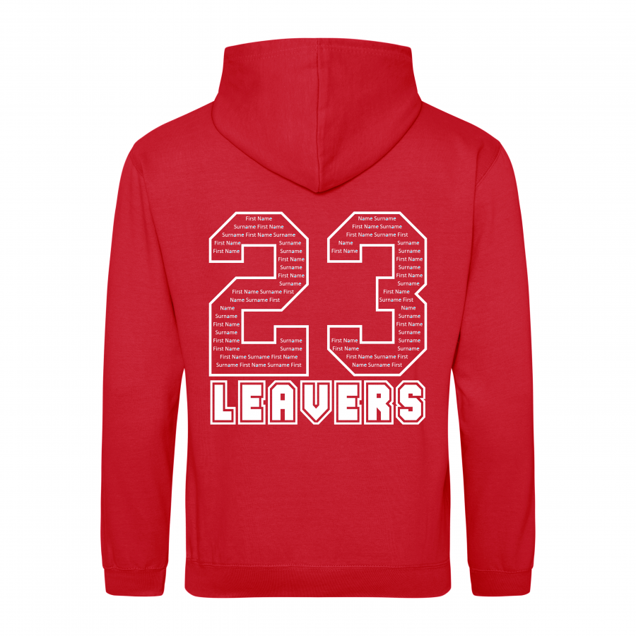 2019 2024 leavers hoodies